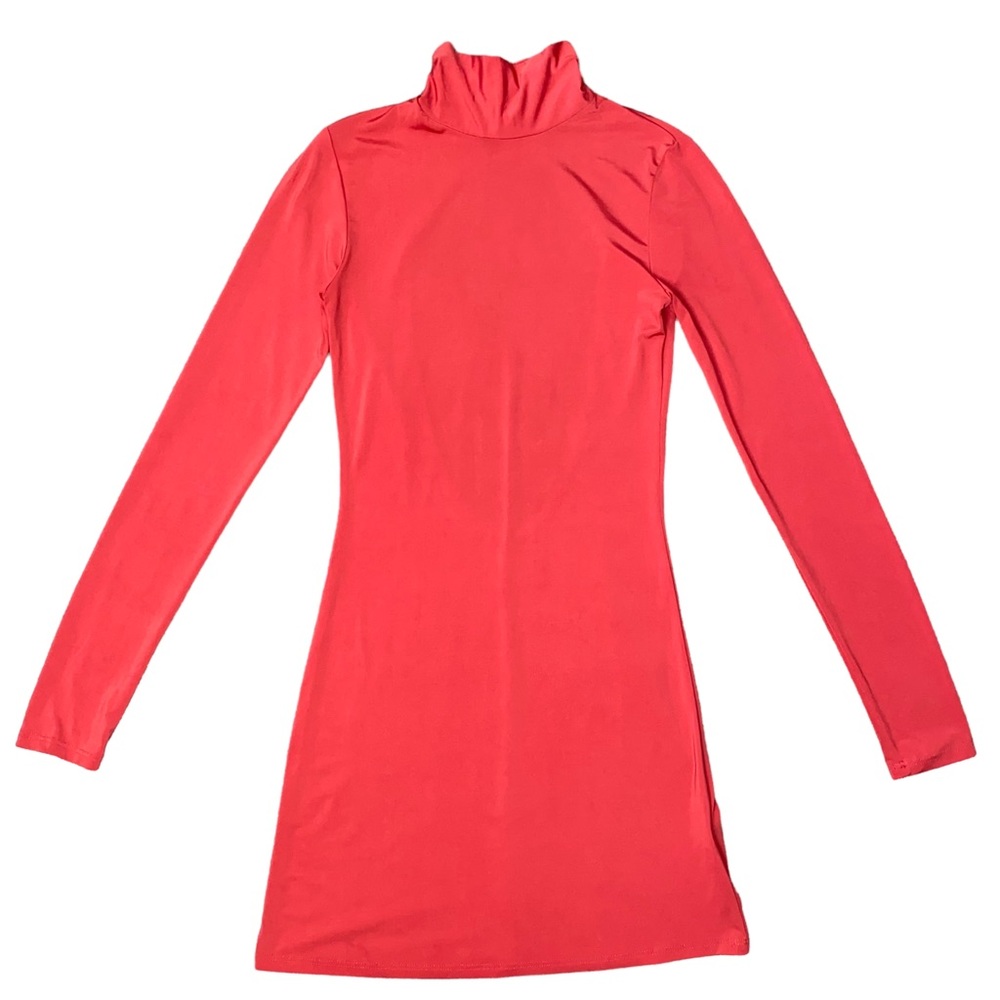 LVL X Long Sleeve Keyhole Open Back Sexy Mini Club Bodycon Skin Tight Dress
